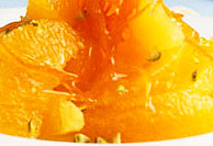 Салат апельсиновый по-восточному.