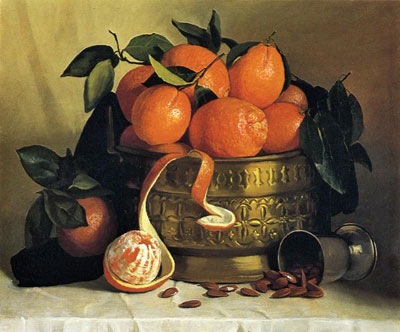А.Герасимов "Натюрморт с марокканскими апельсинами."