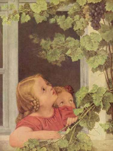 Георг Фридрих Керстинг "Дети у окна."